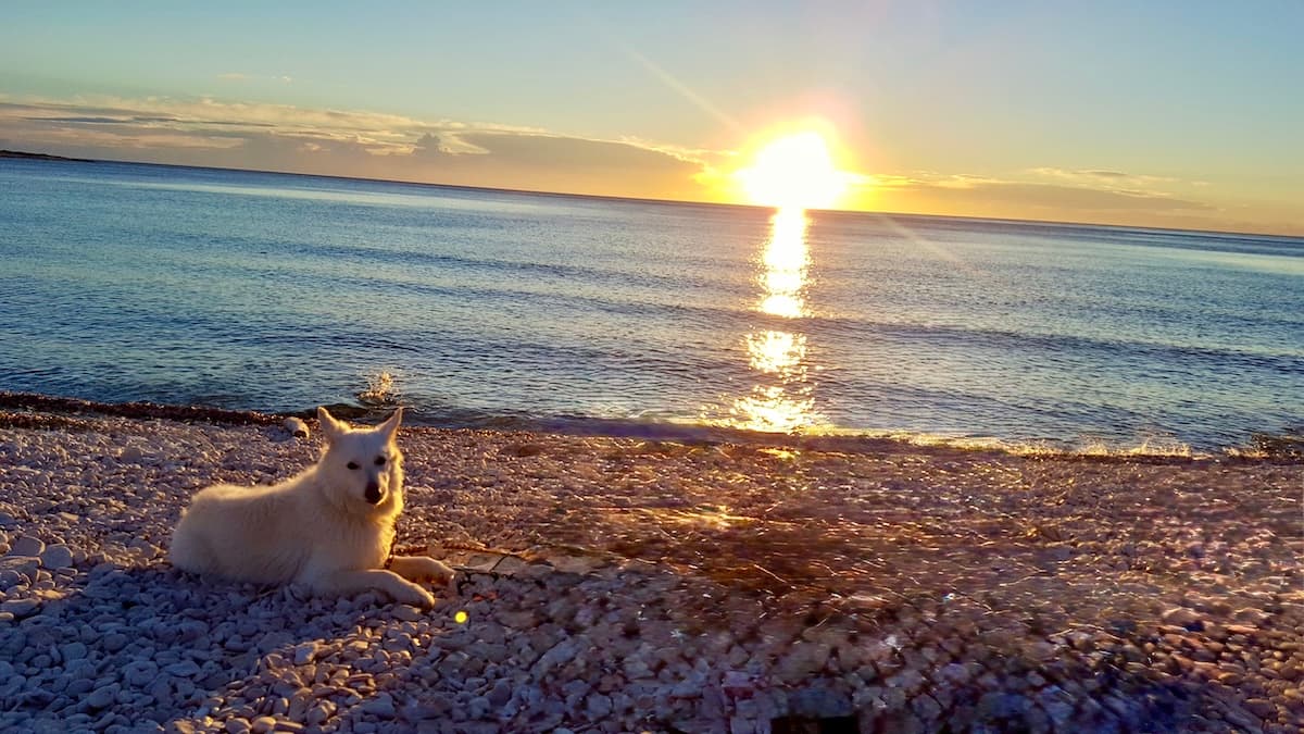 Sunset watching in Veli Žal