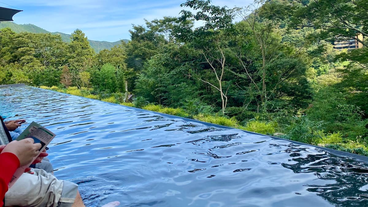 Hakone Open-Air Museum with foot bath